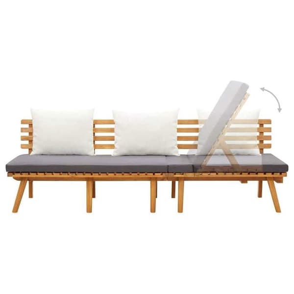 Maison Exclusive - Havehynde 200x65 cm Solid akacietræ