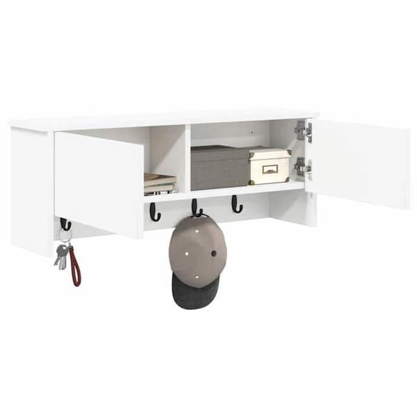 Maison Exclusive - Väggmonterad klädhängare Montering vit 80 x 20 x 30 cm Vit