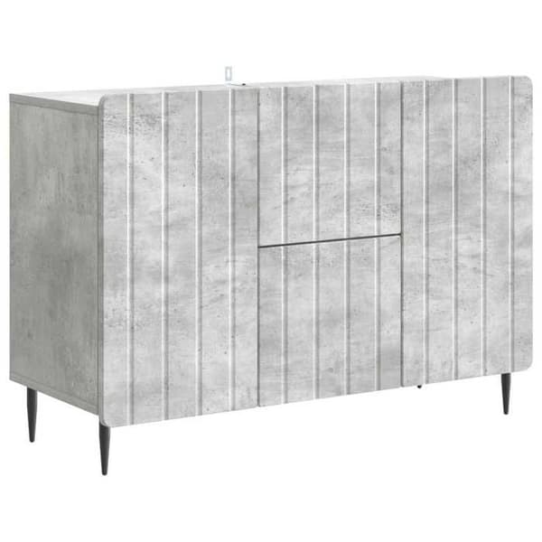 Maison Exclusive - Buffé Grå betong 89 x 34,5 x 62 cm Ingenjörsträ