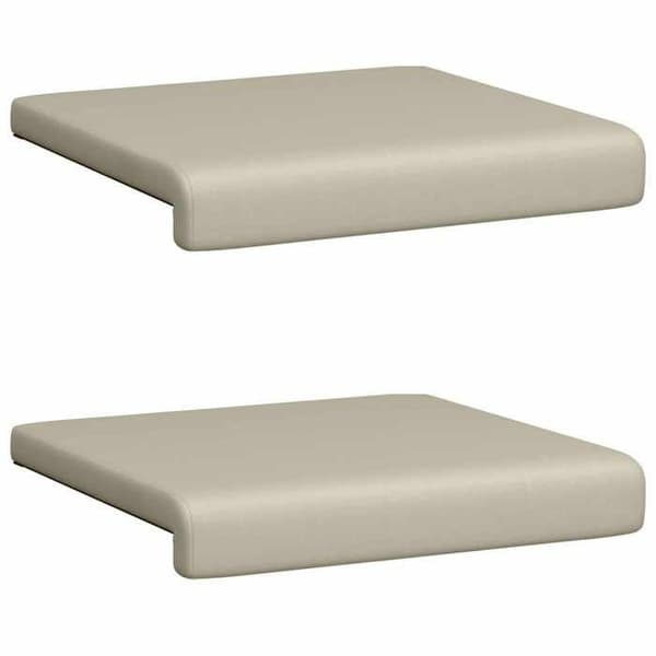 Maison Exclusive - Bänk Kudde 2 st Sammet Texturerad Sand Djup 35 cm Sand