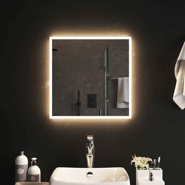 Maison Exclusive - LED badevægspejl 50x50 cm