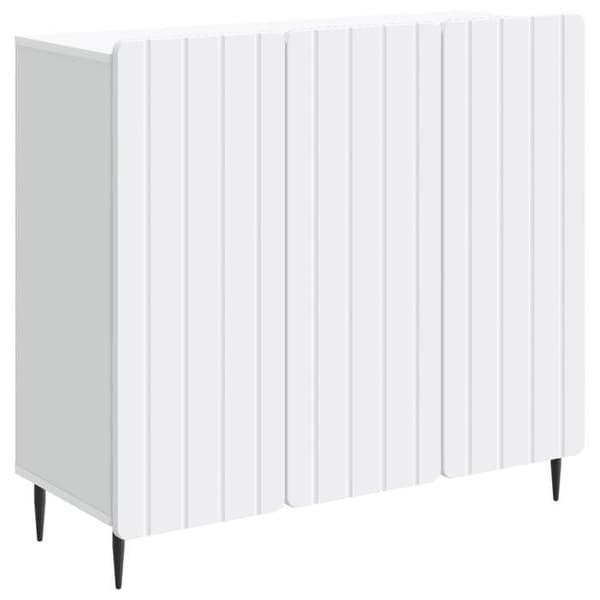 Maison Exclusive - Buffé Vit 89 x 34,5 x 82 cm Ingenjörsträ Vit