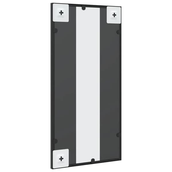 Maison Exclusive - Svart väggspegel 30x60 cm rektangulär järn