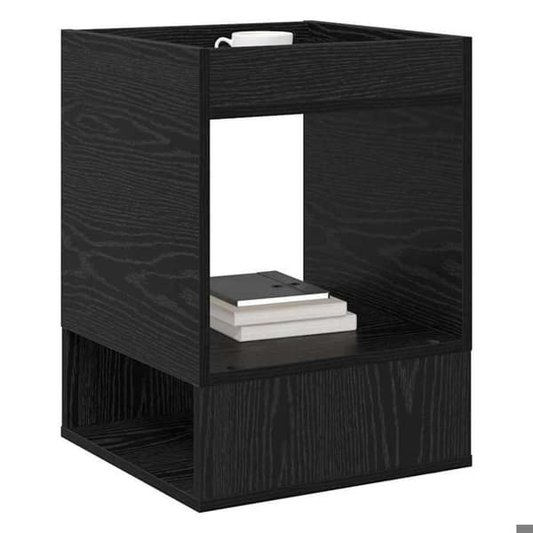 Maison Exclusive - Sidebord Sort eg 40 x 40 x 56 cm Ingeniørtræ