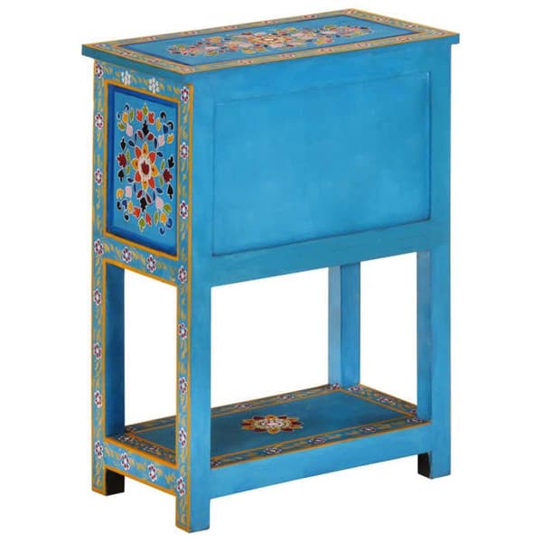 Maison Exclusive - Buffé turkos 55x30x76 cm massiv mangoträ Turkos