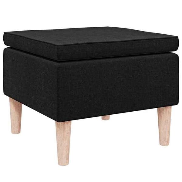 Maison Exclusive - Mustat puujalat, kangastuoli