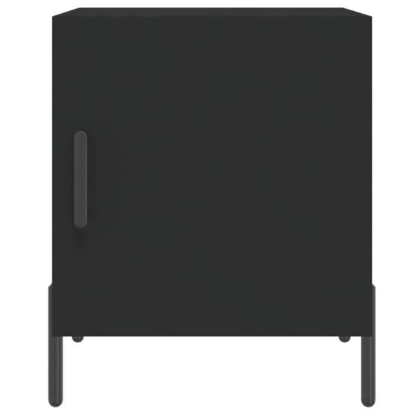 Natteskab - Eksklusivt Hus - Sort - Ingeniørtræ - 40x40x50 cm (sæt af 2) Sort
