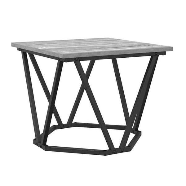 Maison Exclusive - Soffbord 3 st Grå Sonoma 50 x 50 x 40 cm Gris Sonoma