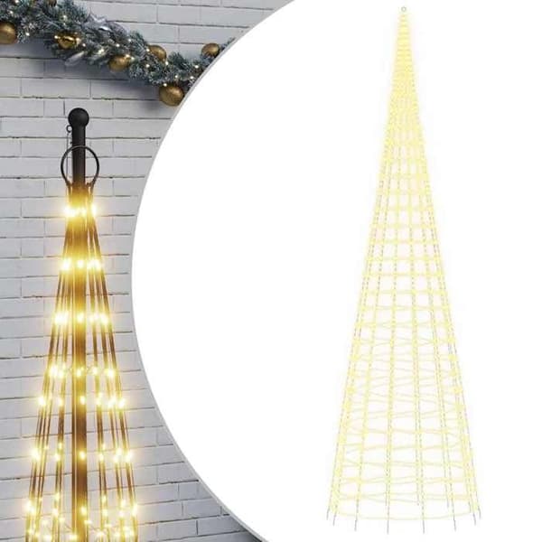 Maison Exclusive - LED-julgran 3000 LED vit 800 cm