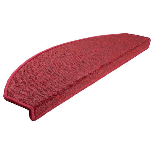 Maison Exclusive - Trappe tæppe 30 stykker 65 x 24 x 4 cm Rød Halvmåne Stor