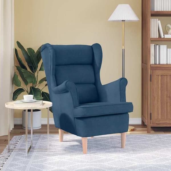 Maison Exclusive - Blå lænestol 74x84x100 cm stof