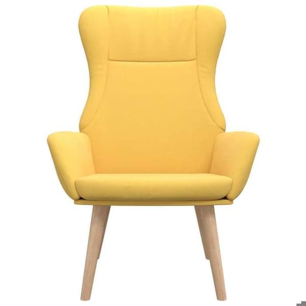 Maison Exclusive - Avkopplingsstol Gul senap Tyg