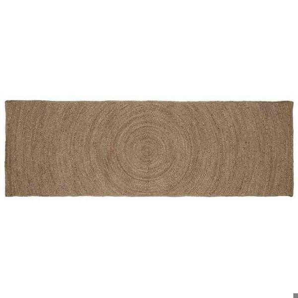 Matta - EXKLUSIVT HEM - 80 x 200 cm - Jute - Grå - Handgjord Grå
