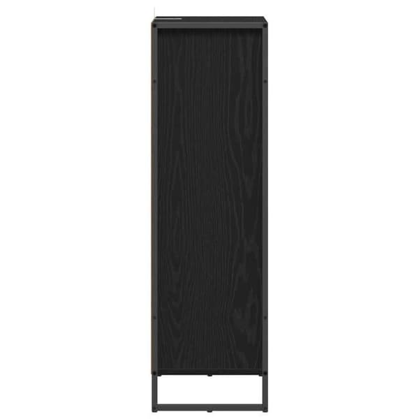 Maison Exclusive - Badeværelsesskab Sort eg 40 x 30 x 100 cm