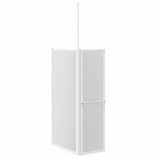 Maison Exclusive - Badkarsskydd i L 70x120x137 cm 4 vikbara paneler Vit