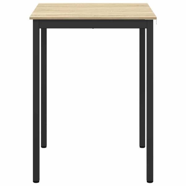 Matbord - EXKLUSIV HEM - Rektangulär modell 80 cm - Ingenjörsträ - Metallben - Grå