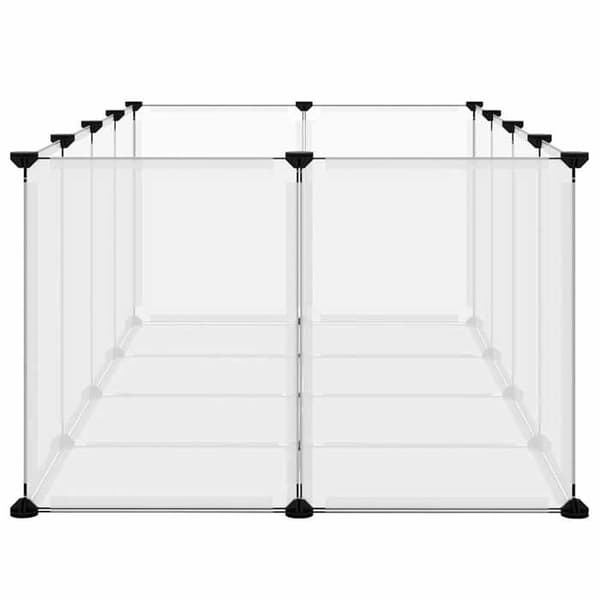 Kasser & bure - MAISON EXCLUSIVE - 144x74x46,5 cm - Vandafvisende PP-paneler - Stålrammer - Nem montering
