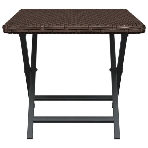 Maison Exclusive - Foldbart bord brun 45x35x32 cm flettet harpik brun