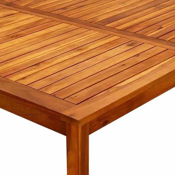Maison Exclusive - Trädgårdssoffbord 110x110x45 cm Solid akaciaträ