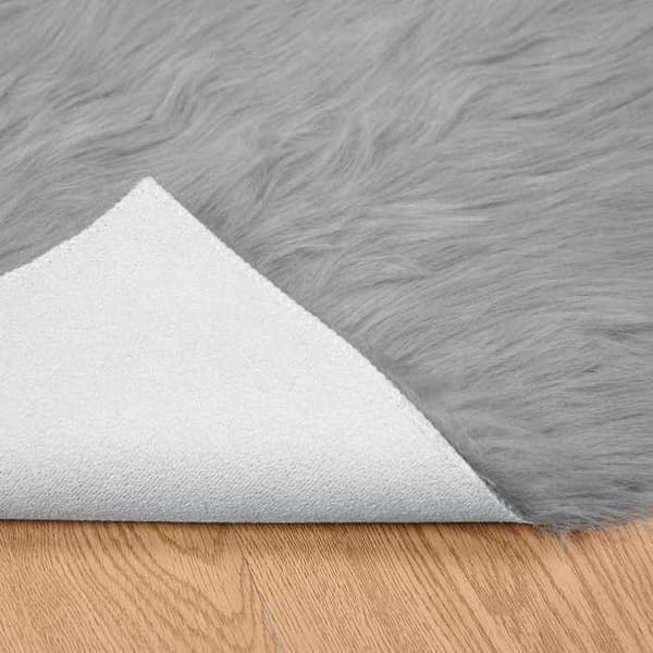 Maison Exclusive - Matta i falsk TAFALLA Grå 80 x 200 cm Polyester