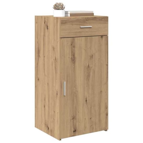 Maison Exclusive - Buffet i egetræ, håndlavet 45 x 42,5 x 93 cm Ingeniørtræ