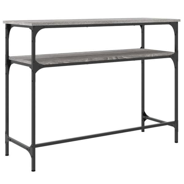 Maison Exclusive - Consolebord sonoma grå 100x35,5x75 cm ingeniørtræ Sonoma grå