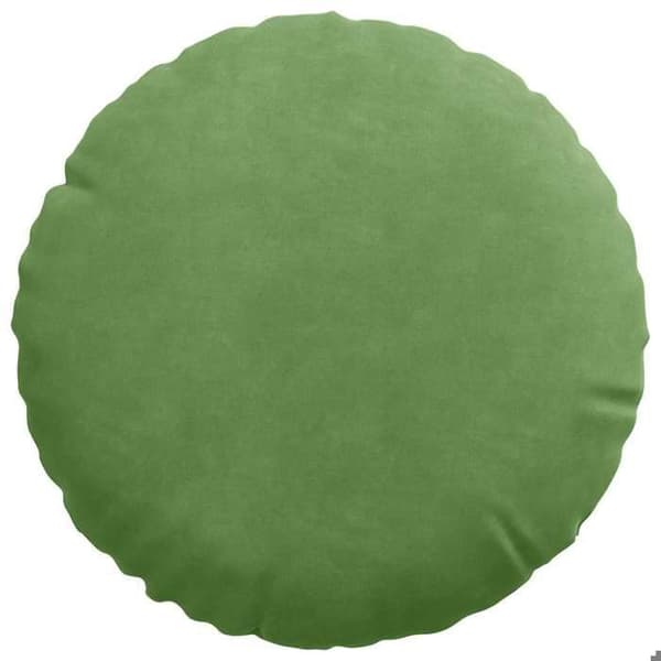 Sittkuddar - EXKLUSIV HEM - Ø30 x 13 cm - Sammet - Ljusgrön - Set om 2 Ljusgrön
