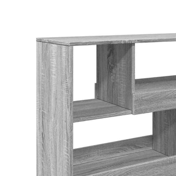 Maison Exclusive - Bibliotek/Rumseparator sonoma grå 100x33x94,5 cm