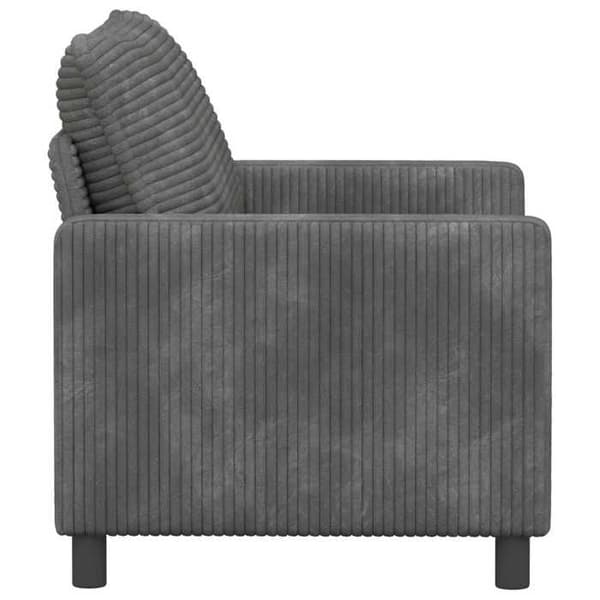 Maison Exclusive - Vaaleanharmaa sohva 126 x 81 x 87,5 cm Polyesteri