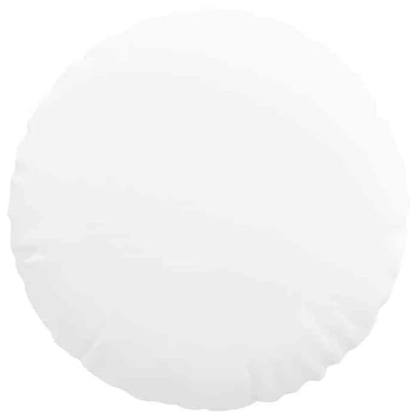 Maison Exclusive - Sittkuddar 2 st Tyg Vit Ø50 x 19 cm
