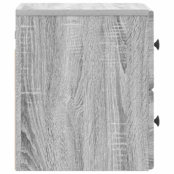 Maison Exclusive - Sonoma harmaa seinähyllyyöpyöre 34,5 x 33 x 40 cm