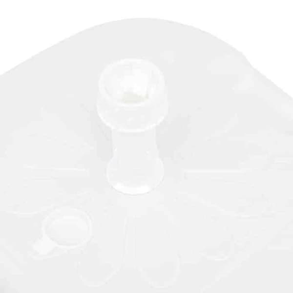 Maison Exclusive - Parasolfot fylld med sand/vatten 16 L Vit Plast Vit