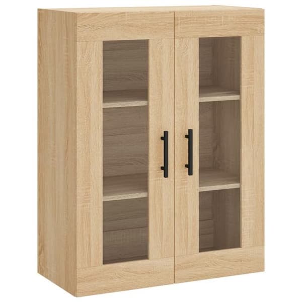 Maison Exclusive - Buffé hög Ek sonoma 69,5x34x180 cm Ingenjörsträ