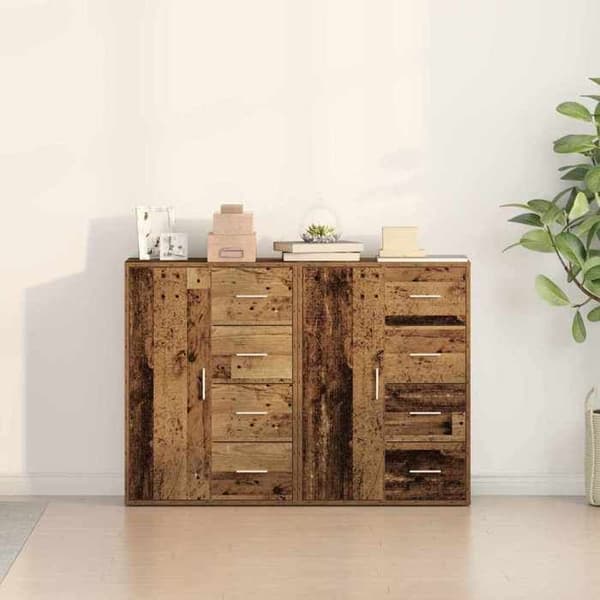 Buffet - EKSKLUSIVT HUS - 60 x 31 x 84 cm - Ingeniørtræ - Moderne - Ridsefast