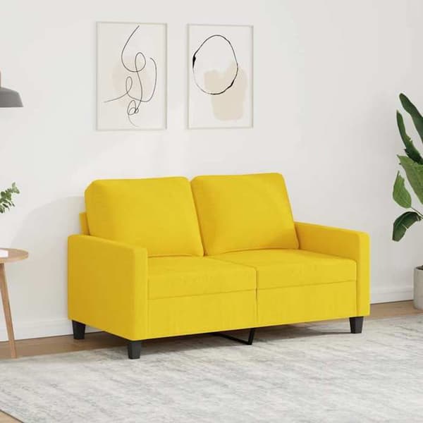 Maison Exclusive - 2-personers Sofa Lys Gul 120 cm Stof