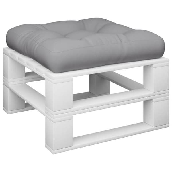 Maison Exclusive - Harmaa palettityyny 60x60x12 cm kangas