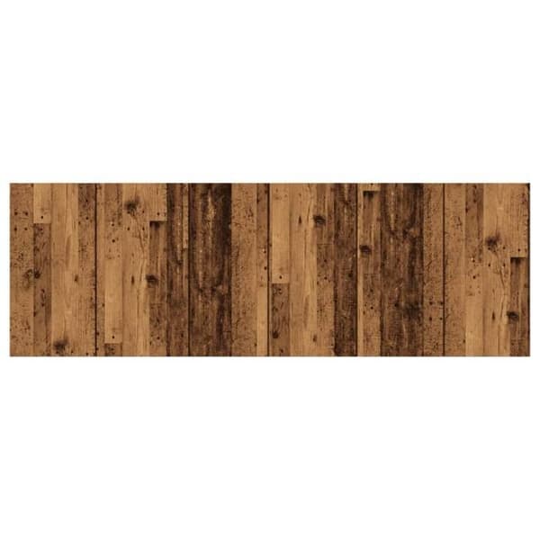 Maison Exclusive - Väggmonterad sänggavel gammalt trä 240x1,5x80 cm ingenjörsträ