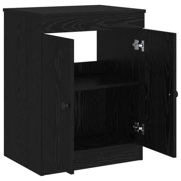 Maison Exclusive - Badeværelsesskab Sort 54 x 41 x 70 cm Ingeniørtræ