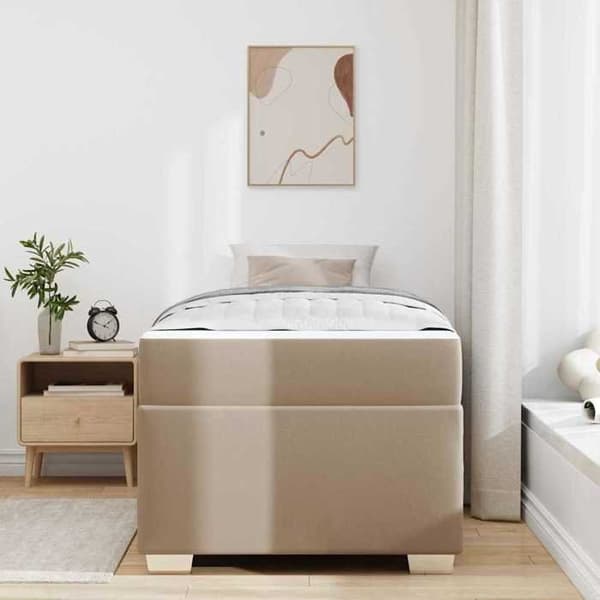 Maison Exclusive - Sängram Cappuccino 100 x 200 cm PVC
