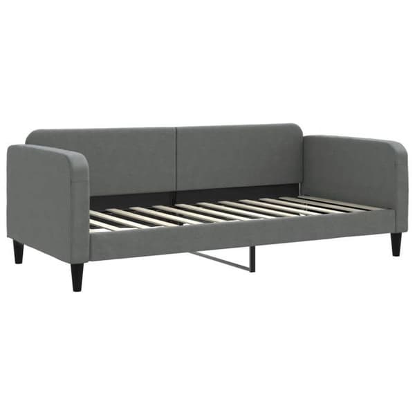 Dagseng - EKSKLUSIV HUS - Sovesofa med skuffer - Mørkegrå - 90x200 cm - Inkluderer skummadras Mörkgrå
