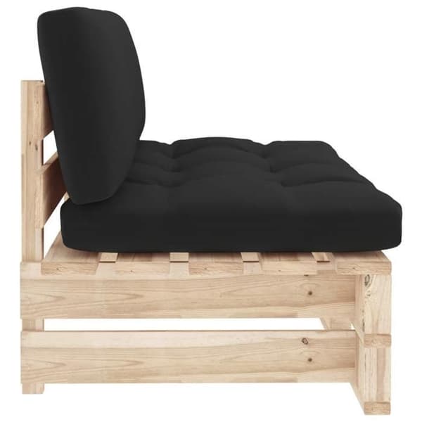 Maison Exclusive - Central soffa trädgårdspalett impregnerad furu