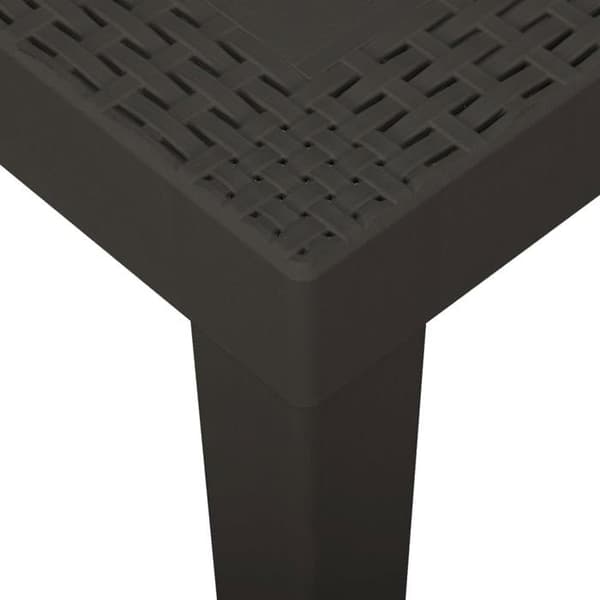 Maison Exclusive - Trädgårdsbord Anthracite 79x65x72 cm Plast