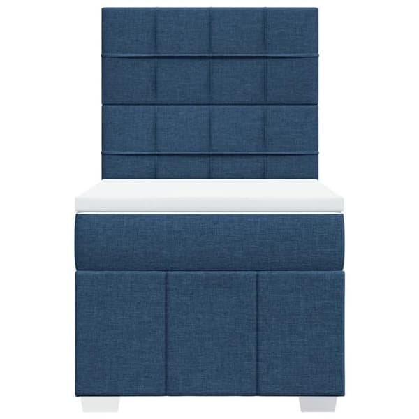 Maison Exclusive - Sänkylaatikko, jossa on patja Sininen 90x200 cm Kangas
