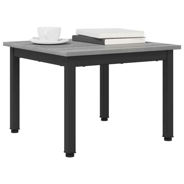 Maison Exclusive - Sofabord Grå Sonoma 50 x 50 x 36 cm Ingeniørtræ