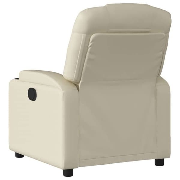 Maison Exclusive - Læderlook hvilestol i creme