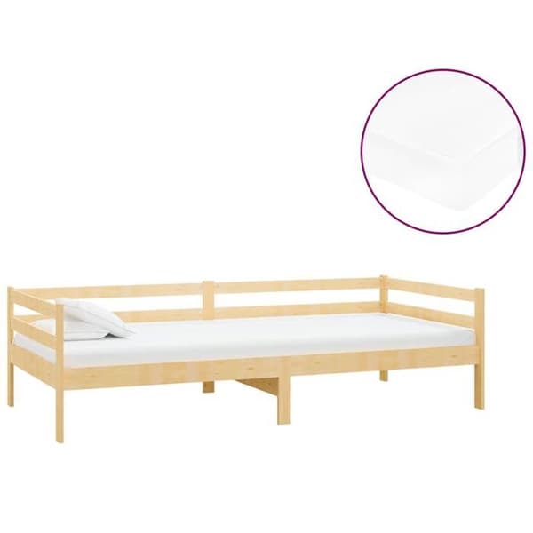 Maison Exclusive - Leposohva 90x200 cm massiivipuusta