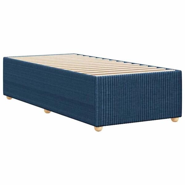 Maison Exclusive - Sininen sänkykehys ilman patjaa 90x190 cm kangas blå