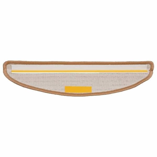 Maison Exclusive - Trappe tæppe 15 dele 56 x 17 x 3 cm Beige Halvmåne beige