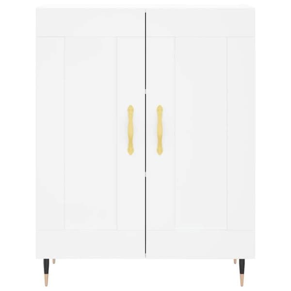 Maison Exclusive - Vit buffé 69,5x34x90 cm ingenjörsträ Vit