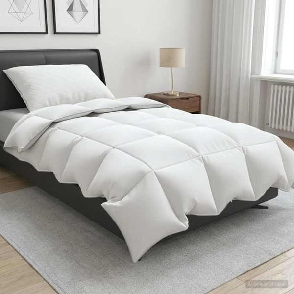 Couette - EXKLUSIVT HUS - FULDA - 90% gåsdun - 100% bomullsskydd - 140 x 200 cm (2 st)